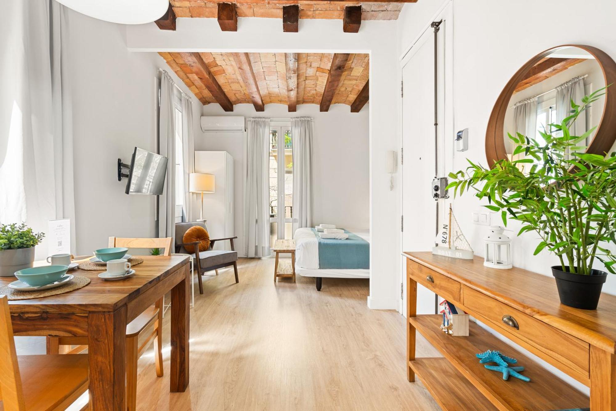 Lodging Apartments Barceloneta Beach Studio P2 ภายนอก รูปภาพ